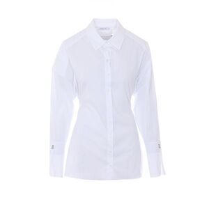 Patrizia Pepe Women Poplin Shirt With Cut-Out